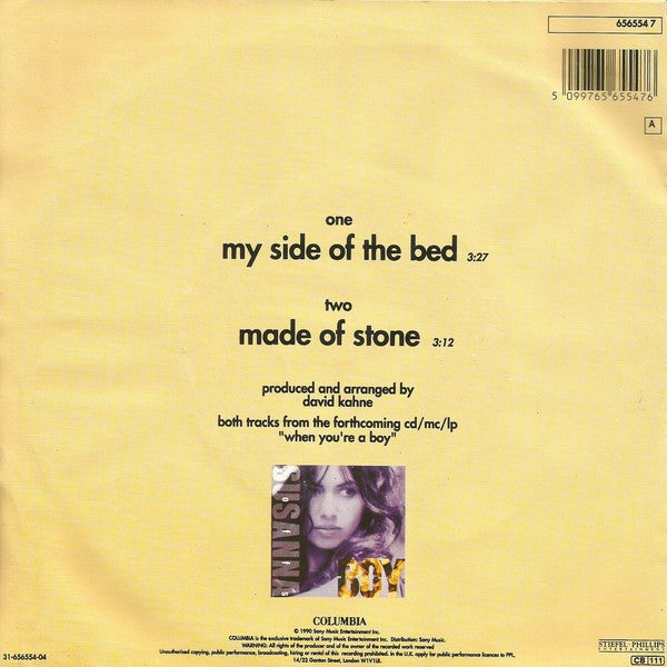 Susanna Hoffs : My Side Of The Bed (7", Single)