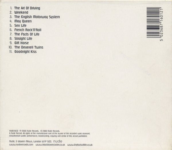 Black Box Recorder : The Facts Of Life (CD, Album)