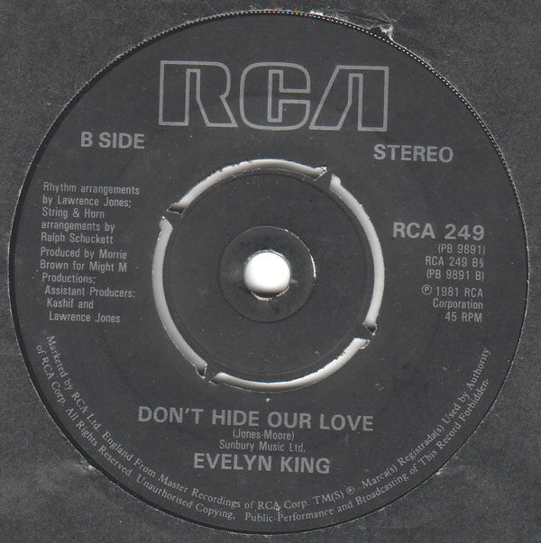 Evelyn King : Love Come Down (7", Single)