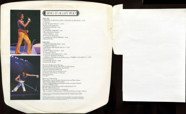 Rod Stewart : Sing It Again Rod (LP, Comp, Die)