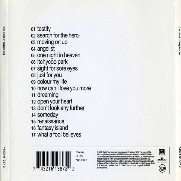 M People : The Best Of M People (CD, Comp)
