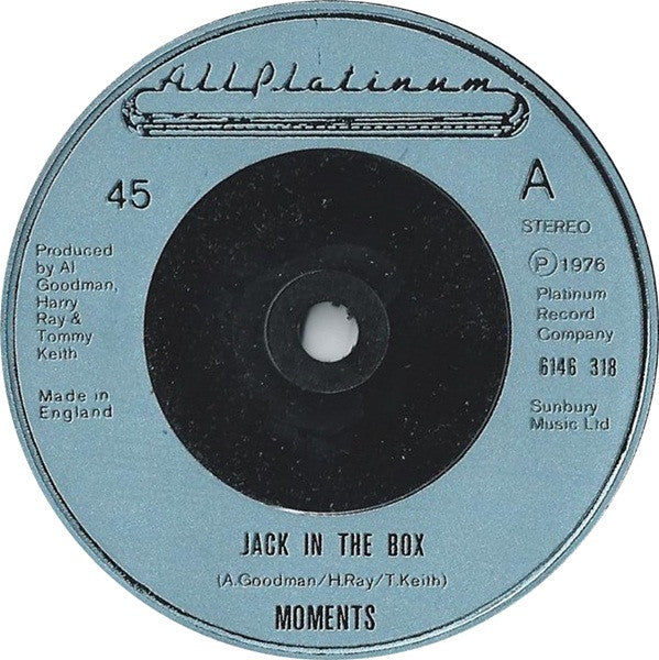 The Moments : Jack In The Box (7", Single, Sil)