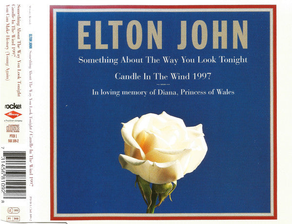 Elton John : Something About The Way You Look Tonight / Candle In The Wind 1997 (CD, Single)