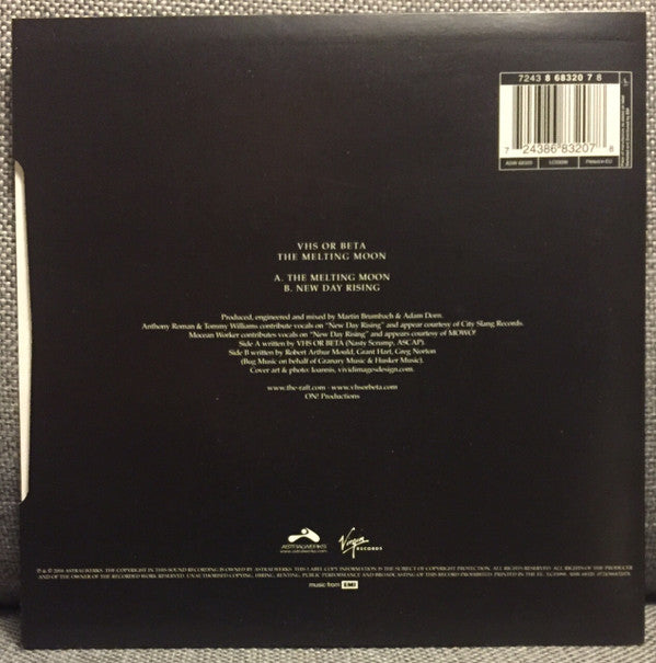VHS Or Beta : The Melting Moon (7", Ltd, Cle)