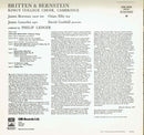 Britten* & Bernstein* / King's College Choir, Cambridge* Conducted By Philip Ledger : Rejoice In The Lamb / Chichester Psalms (LP)