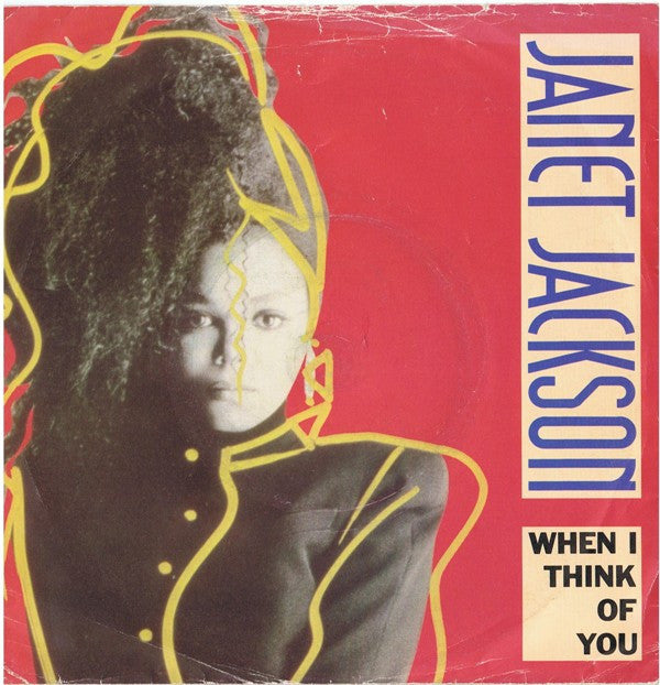 Janet Jackson : When I Think Of You (7", Single, Sil)