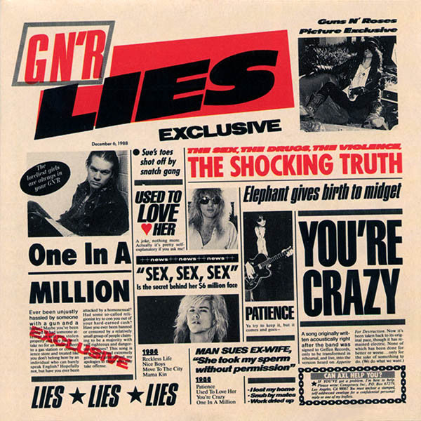 Guns N' Roses : G N' R Lies (CD, Album)