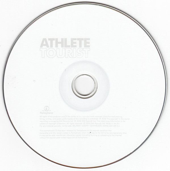 Athlete : Tourist (CD, Single, Promo)