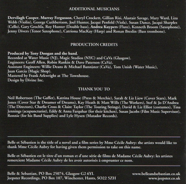 Belle & Sebastian : Storytelling (CD, Album)