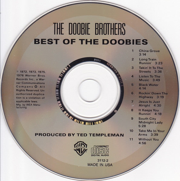 The Doobie Brothers : Best Of The Doobies (CD, Comp, RE)