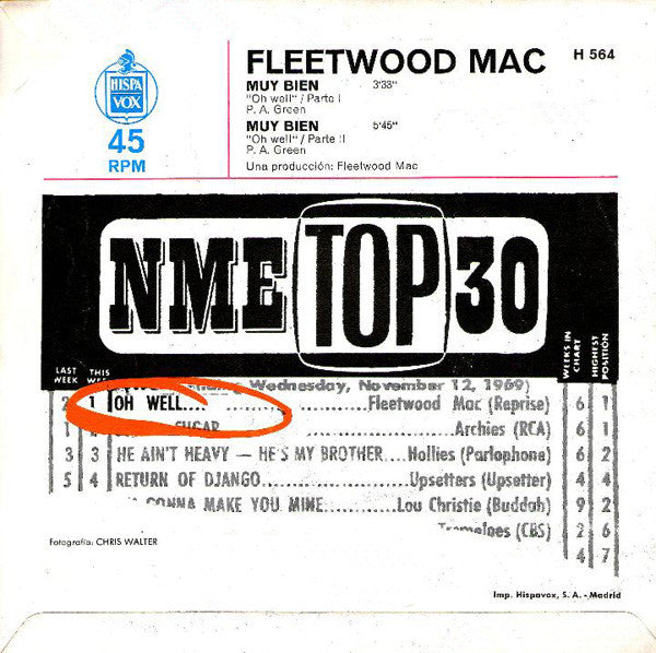 Fleetwood Mac : Muy Bien (7", Single)