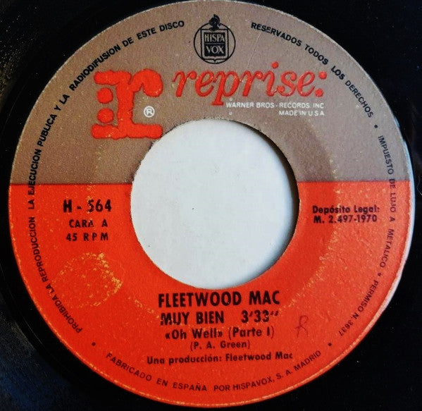 Fleetwood Mac : Muy Bien (7", Single)