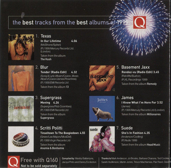 Various : The Best Tracks From The Best Albums Of 1999 (CD, Comp)