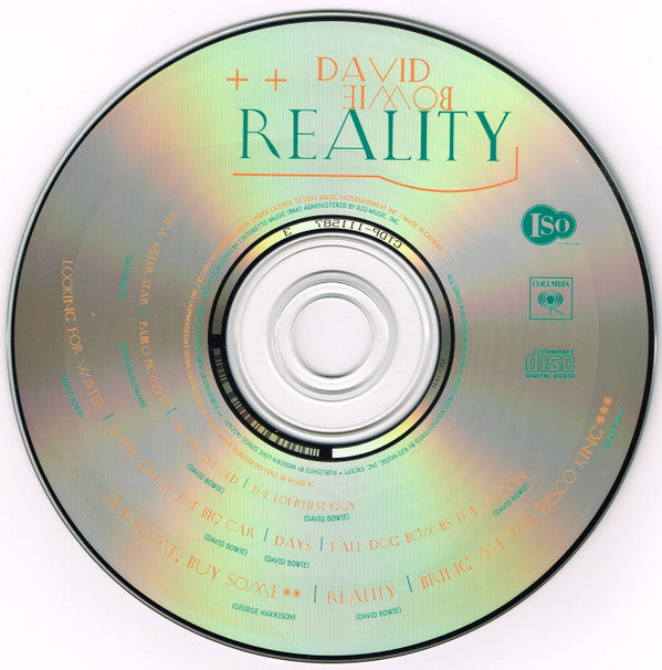 David Bowie : Reality (CD, Album)