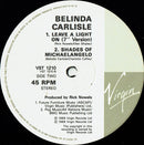 Belinda Carlisle : Leave A Light On (12", Single)