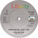 Don McLean : American Pie (7", Single, RE)