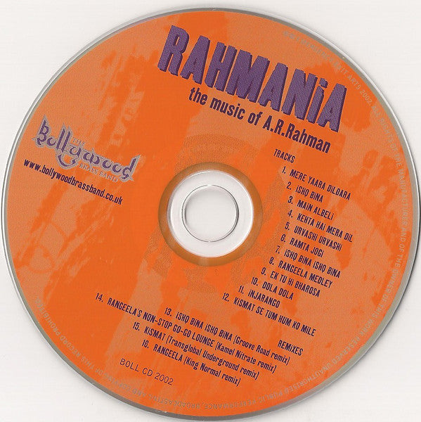 Bollywood Brass Band : Rahmania (The Music Of A.R. Rahman) (CD, Album)