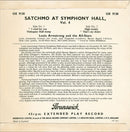 Louis Armstrong And His All-Stars : Satchmo At Symphony Hall Volume 4 (7", EP)