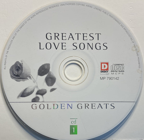 Various : Greatest Love Songs - Golden Greats (3xCD, Comp)