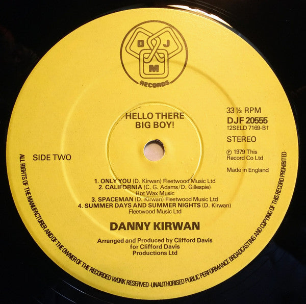 Danny Kirwan : Hello There Big Boy! (LP, Album)