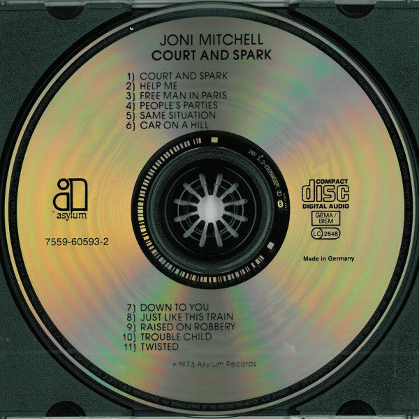Joni Mitchell : Court And Spark (CD, Album, RE, RP, Cin)