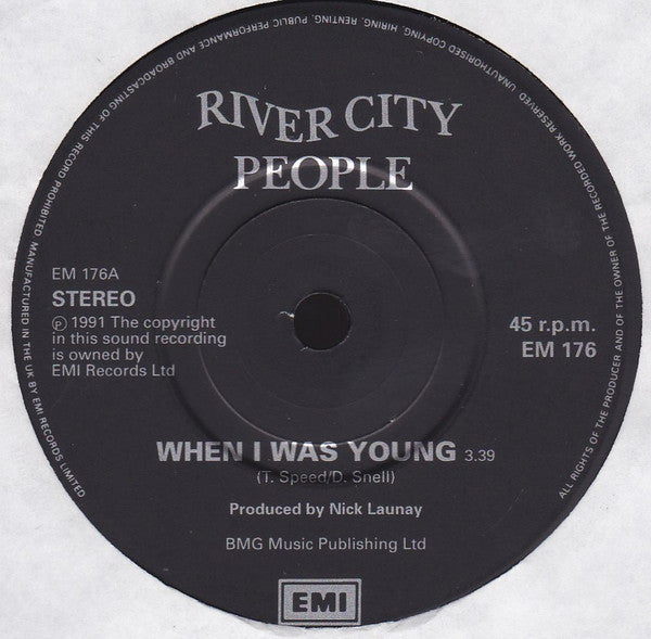 River City People : When I Was Young (7")