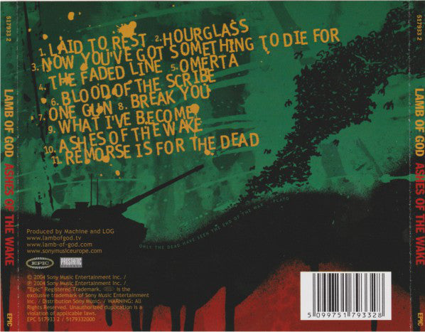 Lamb Of God : Ashes Of The Wake (CD, Album, Enh)