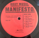 Roxy Music : Manifesto (LP, Album, Red)