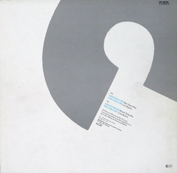 Depeche Mode : A Question Of Time (New Town Mix) (12", Maxi, Ltd, S/Edition)