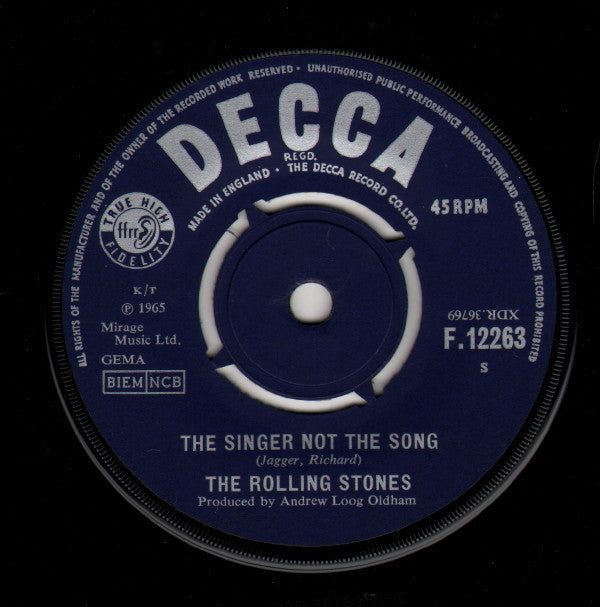 The Rolling Stones : Get Off Of My Cloud (7", Single)