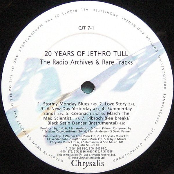 Jethro Tull : 20 Years Of Jethro Tull (2xLP, Comp, Gat)