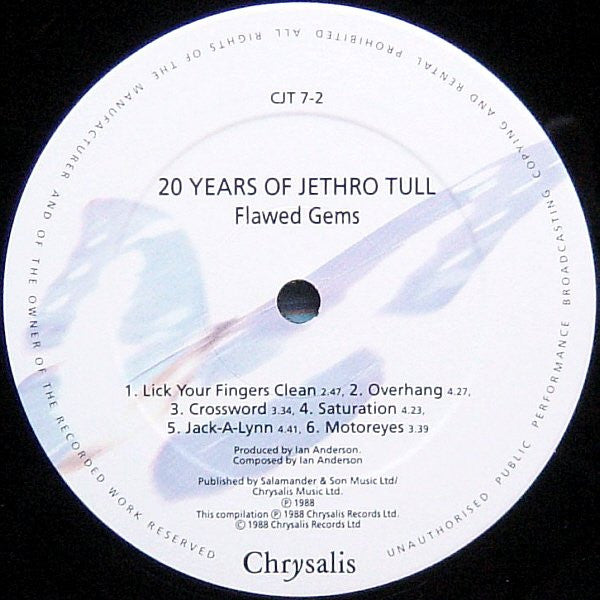 Jethro Tull : 20 Years Of Jethro Tull (2xLP, Comp, Gat)