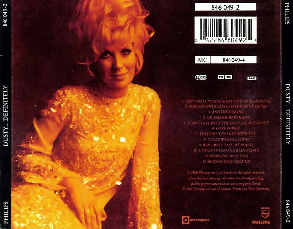 Dusty Springfield : Dusty... Definitely (CD, Album, RE)