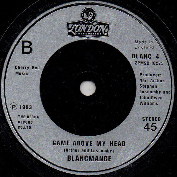 Blancmange : Waves (7", Single, Sil)