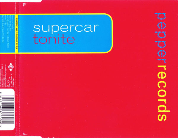Supercar : Tonite (CD, Single)