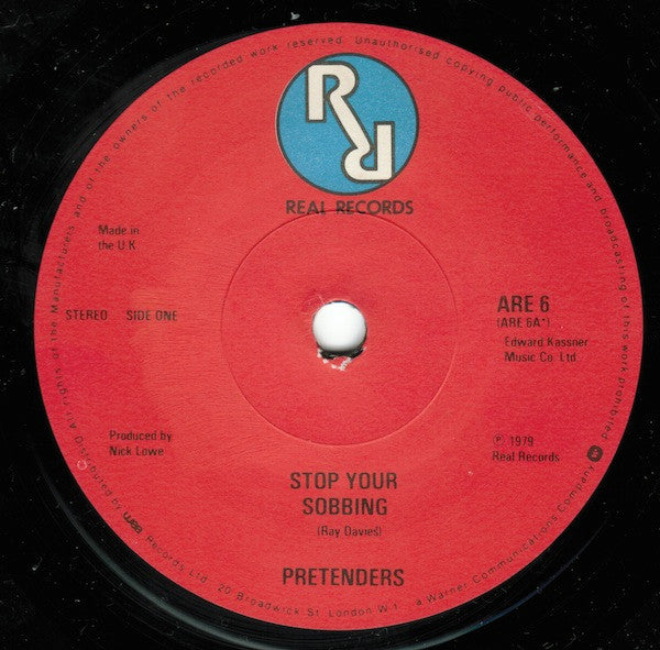 The Pretenders : Stop Your Sobbing (7", Single)