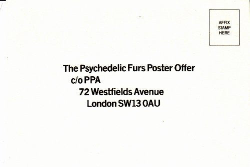 The Psychedelic Furs : Heaven (7", Single, Pos)