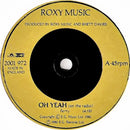 Roxy Music : Oh Yeah (7", Single, Gol)