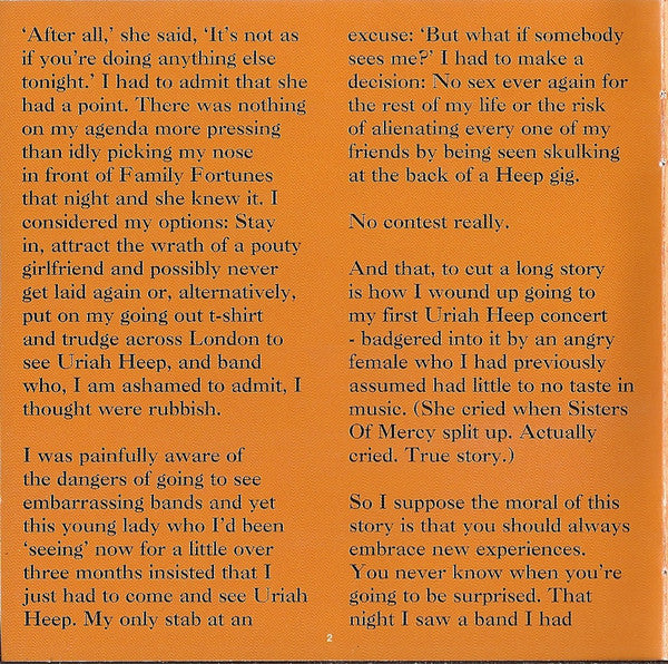 Uriah Heep : Between Two Worlds  (2xCD, Comp, Sup)