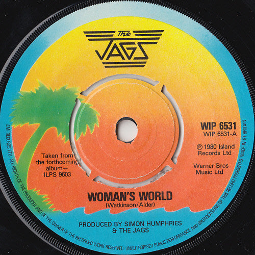 The Jags : Woman's World (7", Single)