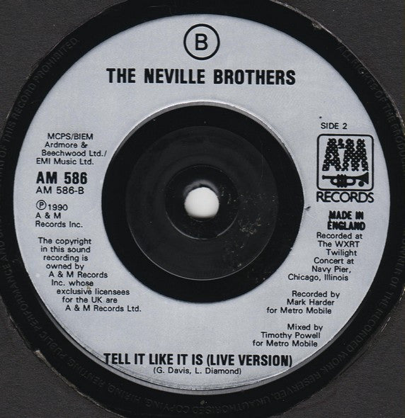 The Neville Brothers : River Of Life (7")