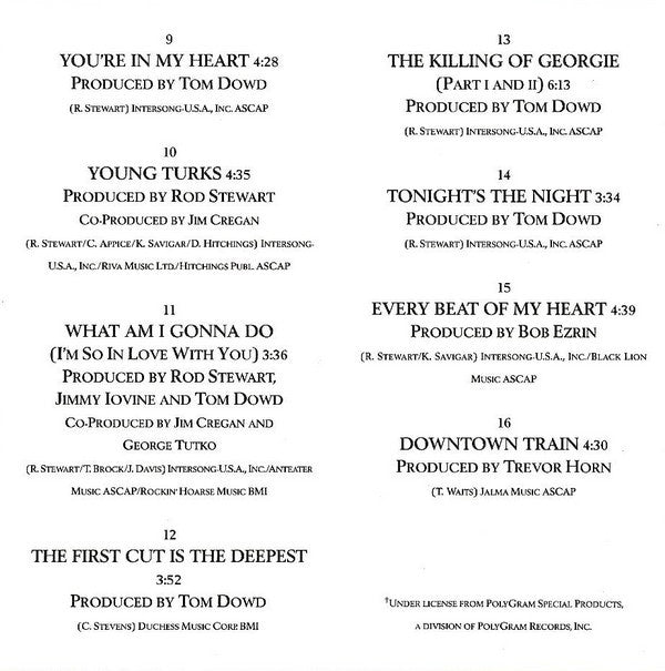 Rod Stewart : The Best Of Rod Stewart (CD, Comp, RE)