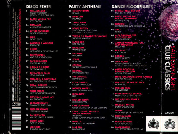 Various : Saturday Night Club Classics (3xCD, Comp, Mixed)