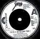 Sham 69 : You're A Better Man Than I / Give A Dog A Bone (7", Single)