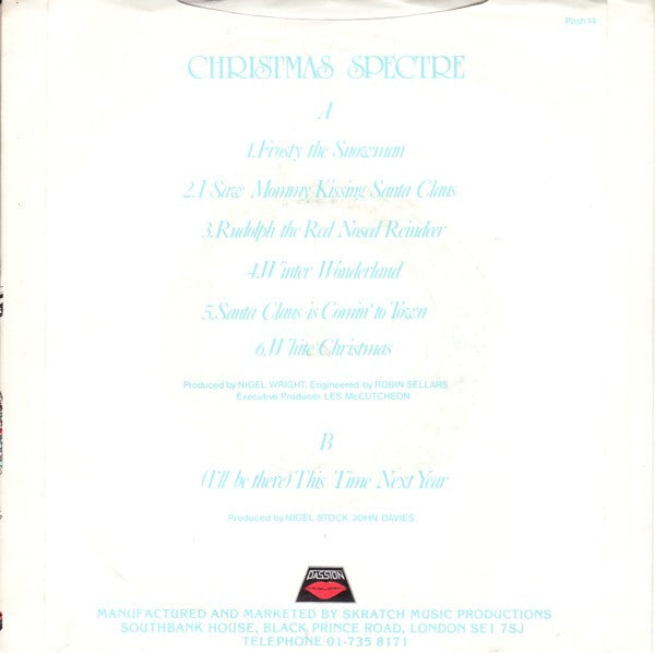 The Jingle Belles : Christmas Spectre (7", Single)