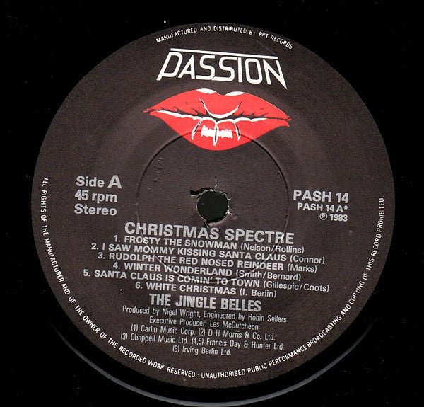 The Jingle Belles : Christmas Spectre (7", Single)