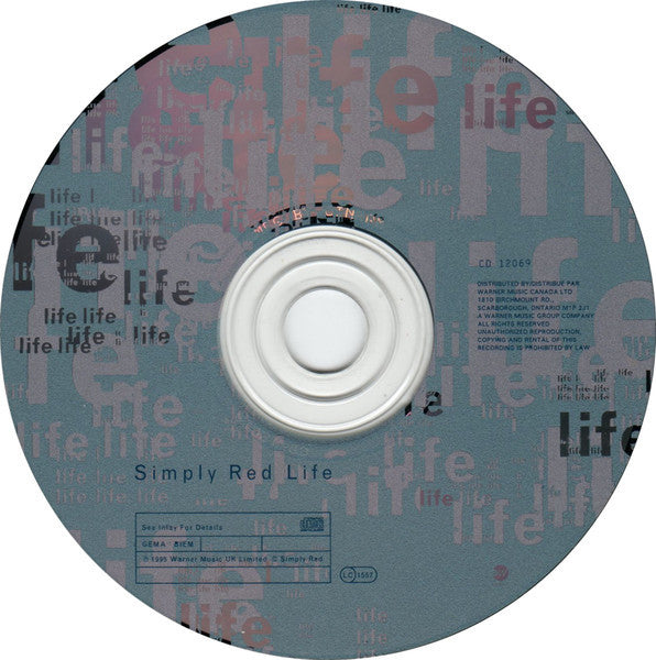 Simply Red : Life (CD, Album)