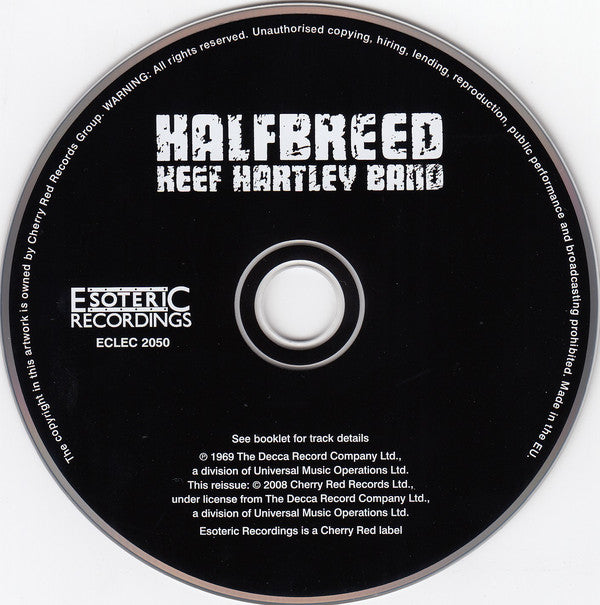 The Keef Hartley Band : Halfbreed (CD, Album, RE, RM)