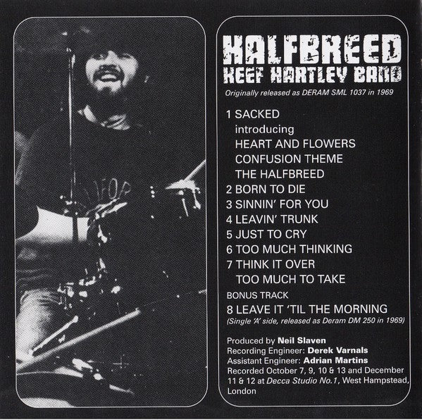 The Keef Hartley Band : Halfbreed (CD, Album, RE, RM)
