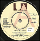 Roderick Falconer : Play It Again / New Nation (7", Promo)